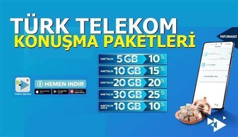 Türk telekom konuşma paketi